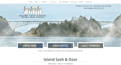 Desktop Screenshot of islandsashanddoor.com